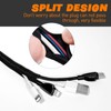 Split Braided Sleeve Cable Management Wire Loom Cord Covers for