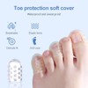 30 Pcs Protectores de Dedos de los Pies, Tapas de