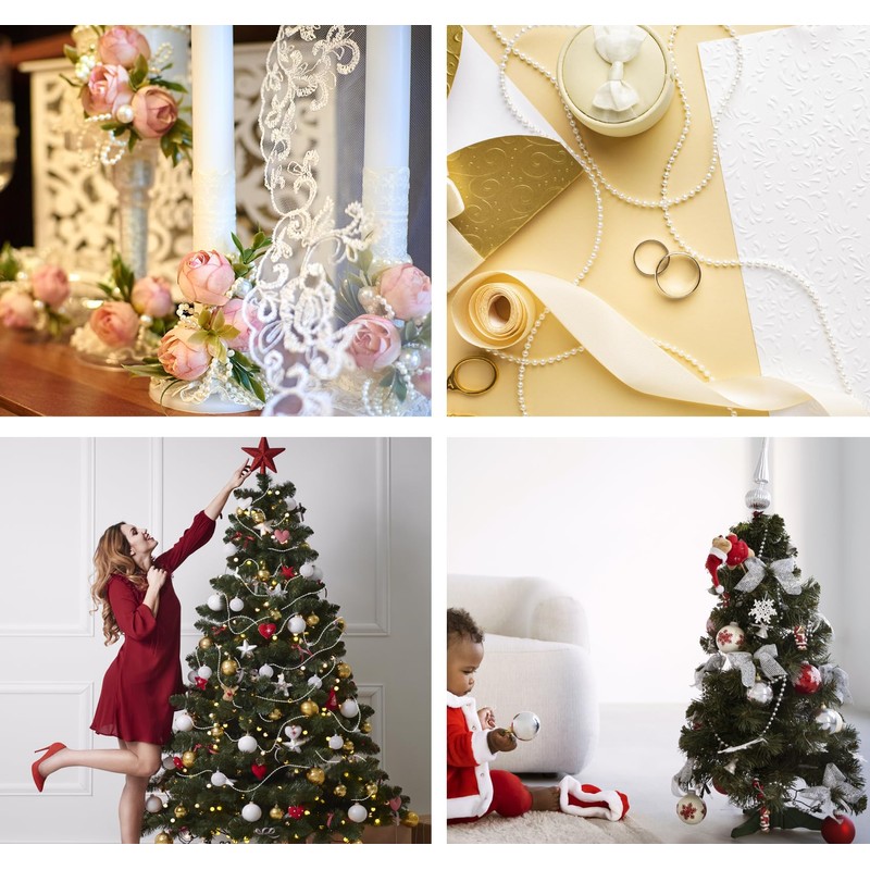 Anstore 15M Pearl Beads String Chain Garlands, Pretty Beads String