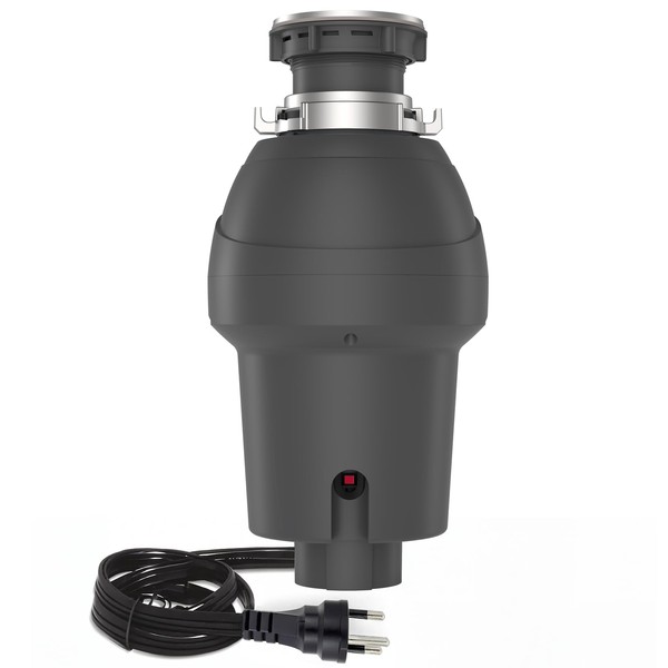 Garbage Disposal, Food Garbage Disposal with Power Cord, Stainless Steel