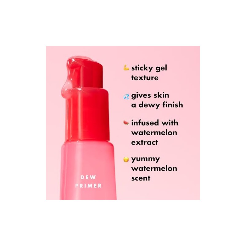 Primer de elf JellyPop Dew, 1,01 onzas líquidas, transparente