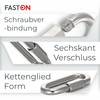 FASTON Stainless Steel Carabiner Screw Cap D = 12 (Pack