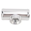 2.5in Blow Off Valve Flange Aluminum Alloy Silver Rustproof Universal