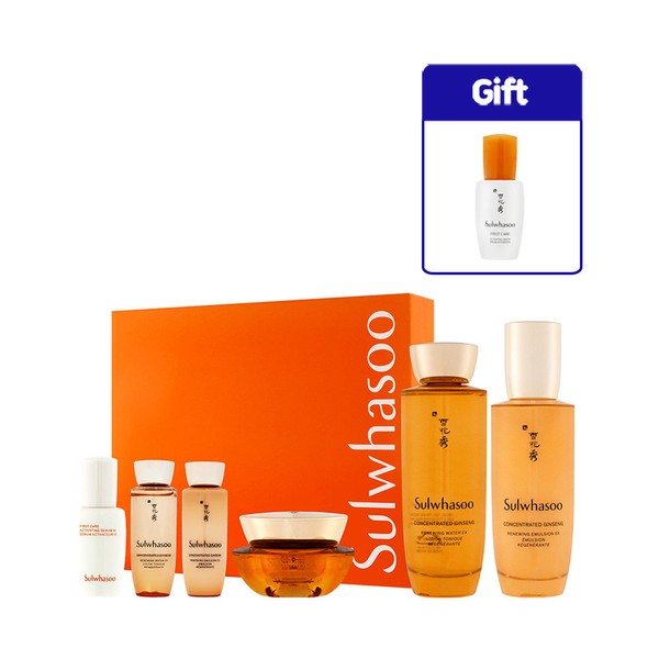 Sulwhasoo Concentrated Ginseng Renewing Daily Routine 2-piece Special Set 2023 New + First Care Serum 8ml x 1