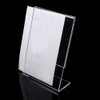 10 Pcs A6 Acrylic Sign Holder, Acrylic Poster Menu Holder