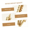 Operitacx DIY Leather Craft Kit 3pcs Copper Leather Slicker Creaser