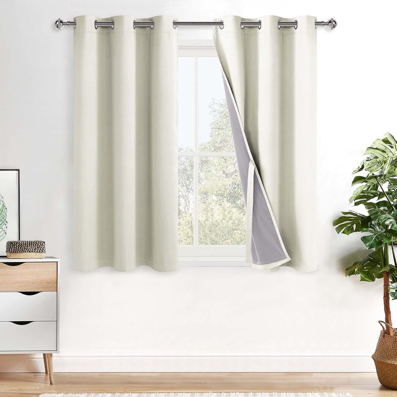XWZO - Cortinas opacas con sombreado completo de 45 pulgadas
