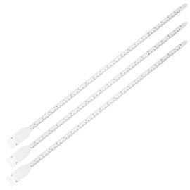 Set de 3 Cintas Métricas Flexibles para Medición de Cabeza y Brazo, 60 CM, Incluye Cinta Retráctil para Uso en Bebés y