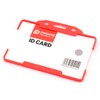 CKB LTD 10 x Red Single Sided Hard Plastic ID