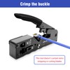 ZHITING RJ45 Crimping Pliers Network Connector Set with 12 x