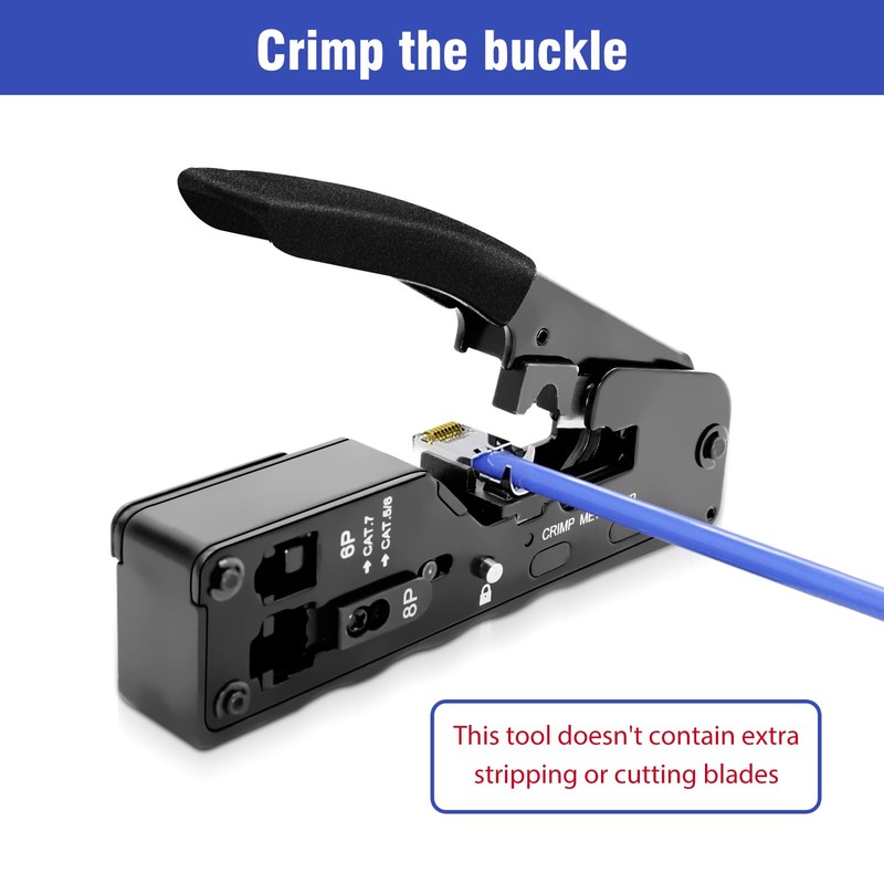 ZHITING RJ45 Crimping Pliers Network Connector Set with 12 x