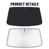 D-Lumina Windshield Sun Shade for V.olkswagen Golf 2011 Accessories, Sun