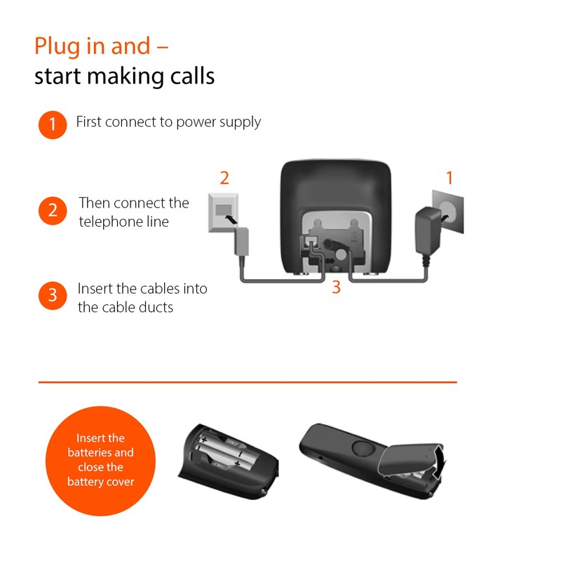 Gigaset Comfort 552A Trio - 3 Cordless Phones - Answering
