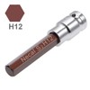 sourcing map 1/2" Drive x 12mm Long Hex Bit Socket,