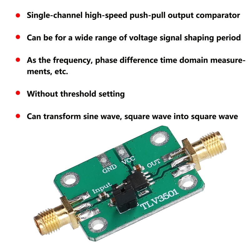 High Speed Comparator Single Channel Front Shaping Module Frequency Meter