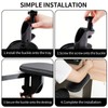 2 PCS Desk Arm Rest Support, Rotating Computer Desk Armrest