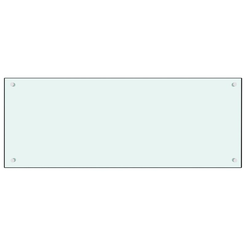 vidaXL Kitchen Backsplash - Tempered Glass Protective Wall in Classic