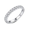 IMOLOVE Moissanite Wedding Band Wedding Rings for Women 925 Sterling