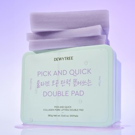 Dewytree Pick And Quick Collagen Pore Lifting Double Pad 100P - Dewytree Pick And Quick Collagen Pore Lifting Double Pad 100P