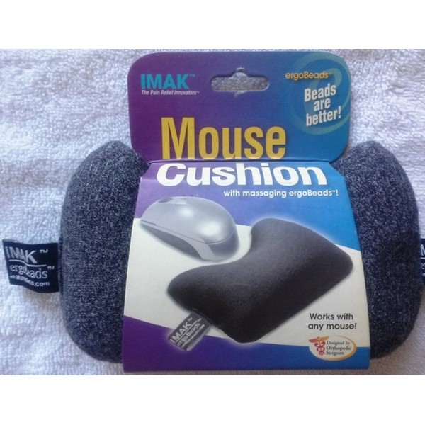 Computer Mouse Wrist Cushion, Gray