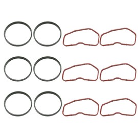 Vkinman 12Pcs 079129717B Upper Lower Intake Manifold Gaskets Replacement for S4 S5 A6 A7 A8 Q5 Q7 SQ5 2009-2019, Replace 079129717D