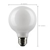 SATCO S21231- 4.5 Watt G25 LED Candelabra Bulb - 3000K