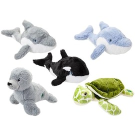 Your Planet Eco Plush Sea-life - 30.5 cm (1 Pc.) - Assorted Design Sustainable & Loveable, Perfect Eco-Friendly Gift for Kids and Adults