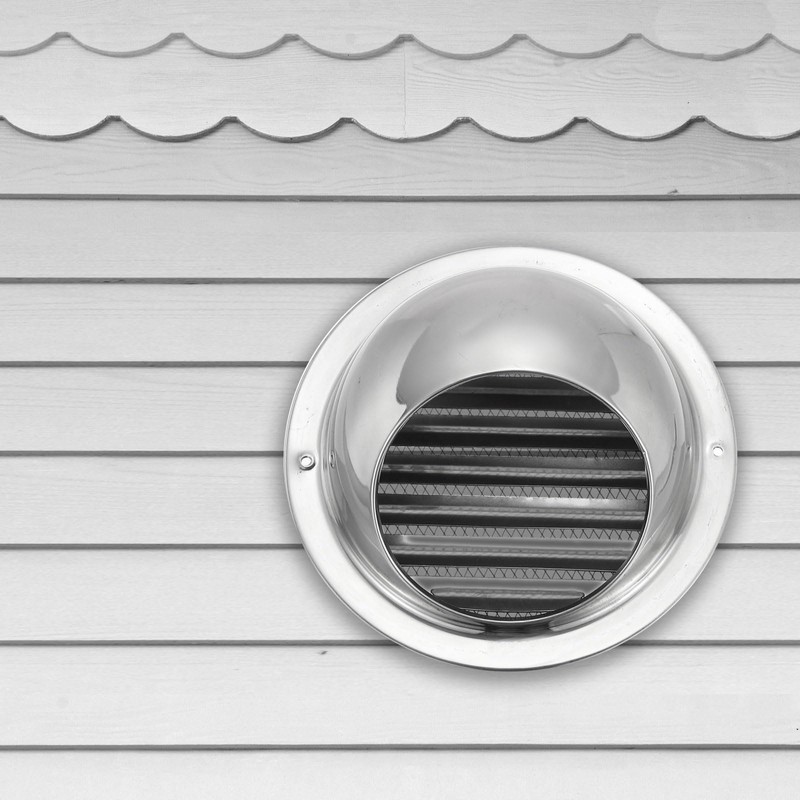 PATIKIL Abdeckung für Abluftventil 5,9 Zoll, 304 Edelstahl Wandventilabdeckung Runde