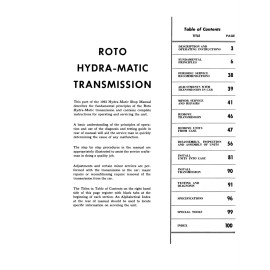 1962 Pontiac Hydra-Matic Shop Manual