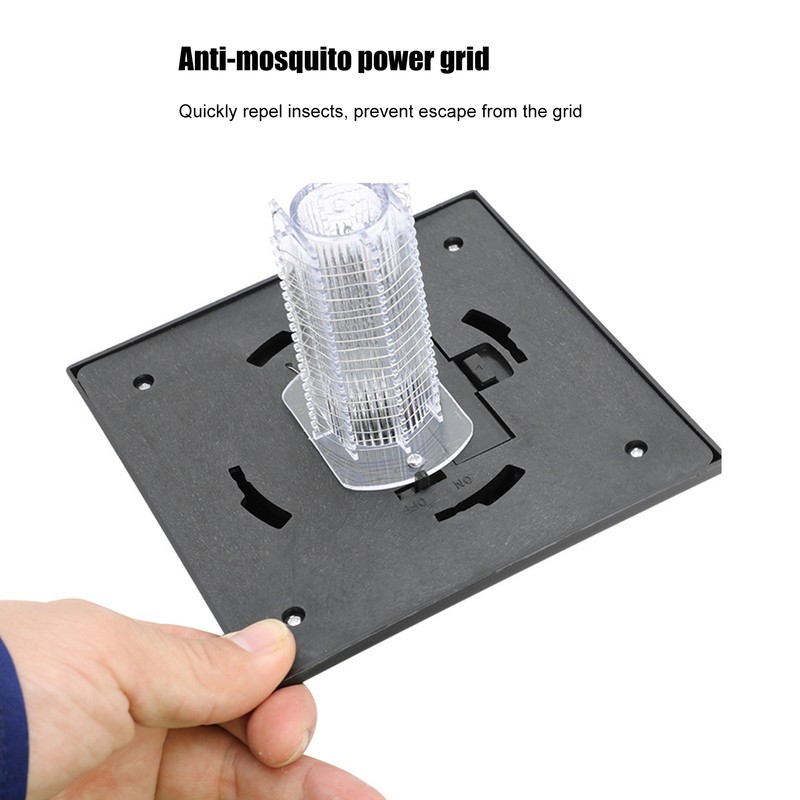 Solar Powered Light Waterproof Mosquito Killer Lamp for Courtyard Garden
