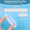 100 Pack Disposable Clear Ear Covers For Shower,dye the hair，