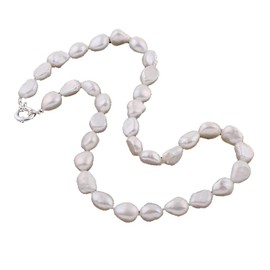 Treasure Bay Stunning Elegant FreshWater Pearl Necklace for Women 48cm - Presented in A beautiful jewellery Gift Box