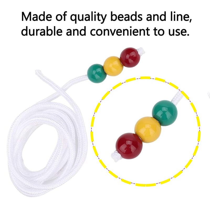 Brock String, Vision Convergence Training Tool with 3 colors beads,