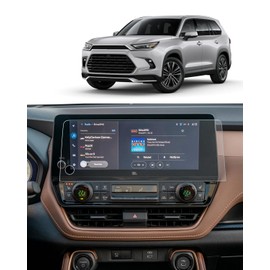 BIXUAN 2024 2025 2026 Grand Highlander/Hybrid Matte Screen Protector -For Toyota Grand Highlander/Hybrid 12.3Inch Touchscreen, 2025 2026 Grand Highlander/Hybrid Accessories 9H Tempered Glass Anti-Fingerprints