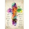 Watercolor Cross Inspirational Christian Poster-D29