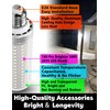 Big Size: 1.77x 5.90inches E26/E27 200W Equivalent LED Corn Light