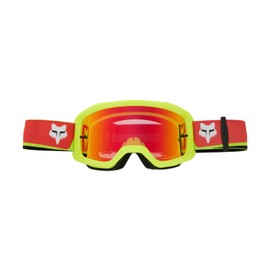 Fox Racing Main Motocross Goggle, Ballast Black/RED - Spark Mirrored Lens