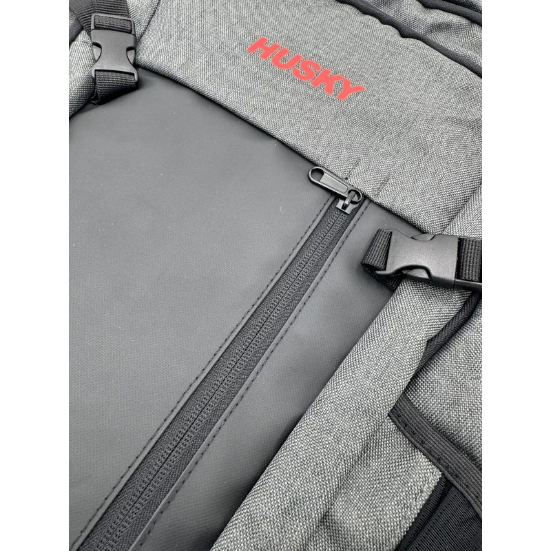 Husky Laptop Backpack Travel Black Holds 15" Laptop USB Multiple