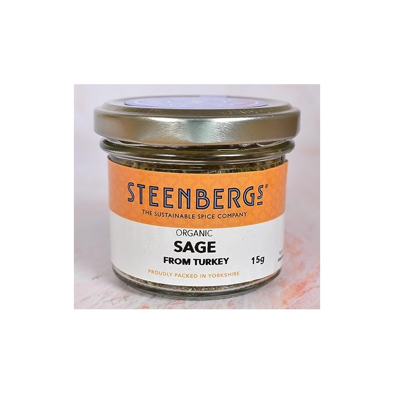 Steenbergs Organic Sage Dried Standard Jar - 15 g