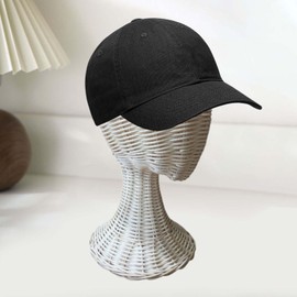 Harilla Rattan-Hutständer, Heimdekoration, Hutständer, modischer Multifunktions-Mannequin-Huthalter für das Einkaufszentrum, Tischplatte, Zuhause