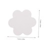 DOITOOL 15Pcs Flower Shape Canvas Boards for Painting Magnetic Art