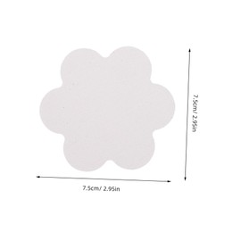 DOITOOL 15Pcs Flower Shape Canvas Boards for Painting Magnetic Art Panels for DIY Decorations Blank Paint Board for Creative Drawing and Crafts