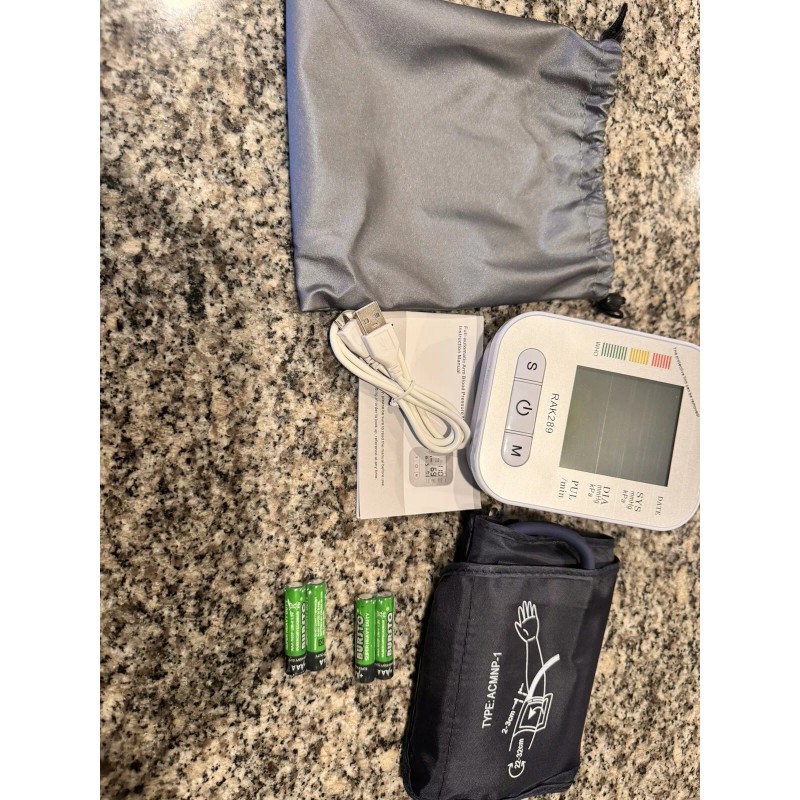 Intellective Electronic RAK289 LCD Screen Digital Blood Pressure Monitor