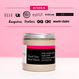 YEOUTH Dead Sea Mud Masks for face with Hyaluronic Acid, Mask for Face Pores, Wrinkles, Acne & Dark Spots, Anti Aging Masks for Women & Mens Facial Mask Skin Care