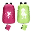 PASLFC Backpack Rain Cover, Pack of 2 Backpack Rain Cover,