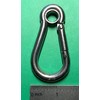 US STAINLESS Stainless Steel 316 Spring Hook with Eyelet Carabiner