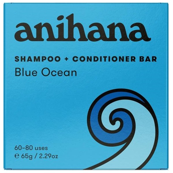 Anihana Shampoo + Conditioner Bar Blue Ocean 65g