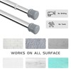 Ginbel Direct Shower Curtain Rod 28-48 Inch, 1"Diameter Spring Long