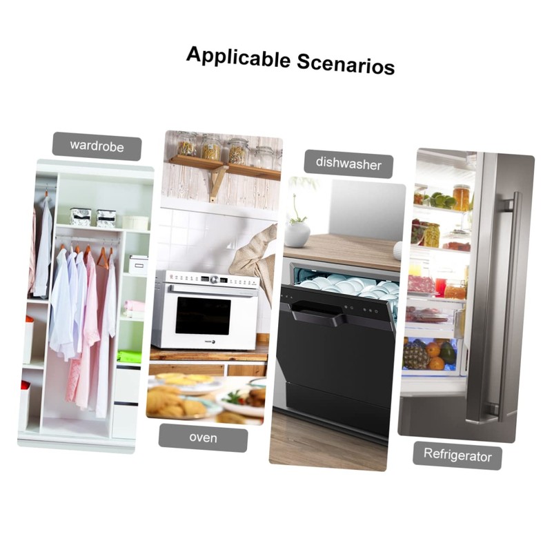 DOITOOL Practical Kitchen Accessory Fabric Handle Door Covers for Fridge