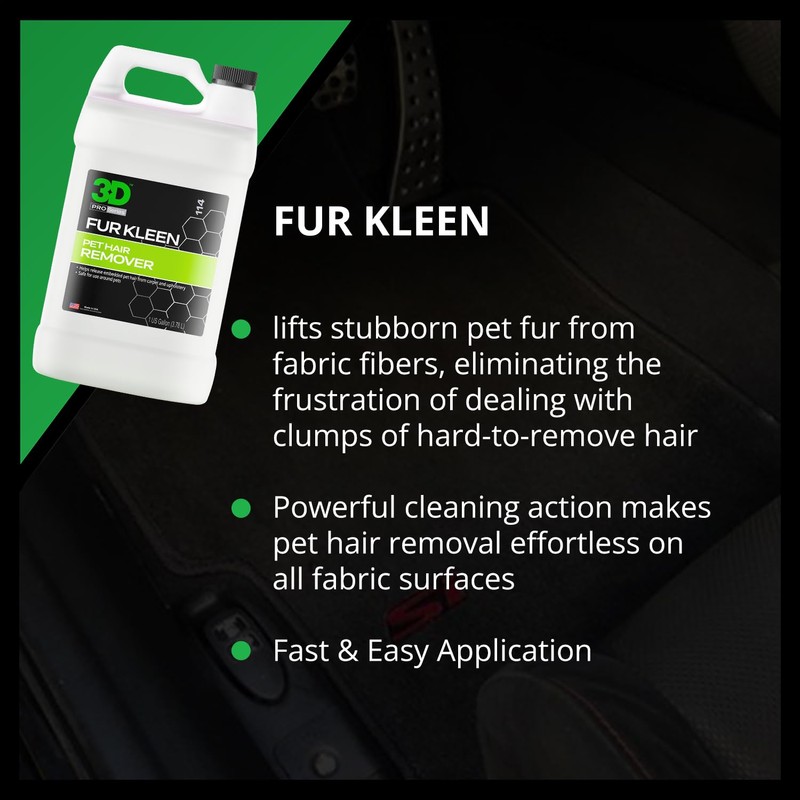 3D Fur Kleen - Pet Hair Remover & Cleaner -